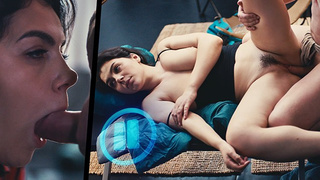 Valentina Nappi Goes Hiking and Gets Freeze Poked by Native Lover - Natural Italian Babe Mind Control