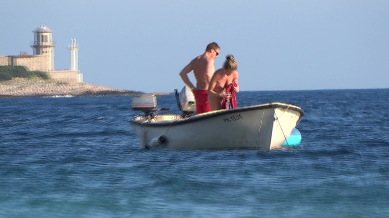 Naked girl in boat public beach croatia Porn Flix pic image