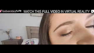 Solo Avi Love satisfies her voracious genitals with a sex toy in VR.