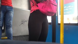 Legging no onibus