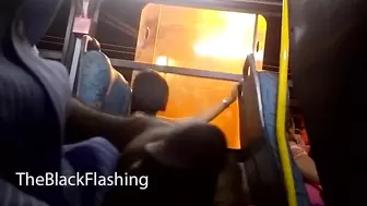 Masturbating for girl on the bus