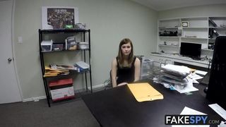 Alaina Dawson gets her pussy drilled hard on the table