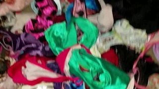 All of my satin panties and thong collection