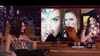 Gal Gadot encouragement reacts to dicks and cum tributes