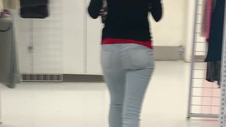 Tight Jeans Sexy Petite Candid Booty