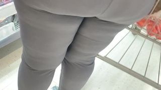 African milf Phat Ass in grey tights!!