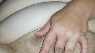 Playing with BBW wife