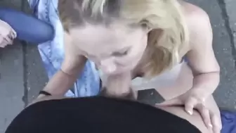 Outdoor Group Sex Of Office Workers