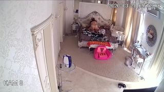 Couple in the bedroom getting fucked