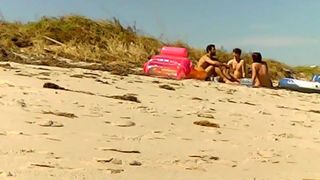 3 Nude Friends Chilling at Playalinda Beach