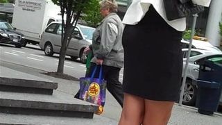 Candid Office Lady in high heels 2