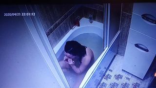 Young girl in bath (SpyCam)