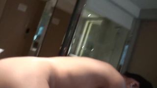 Sexy hairy Thai escort fucks client in hotel