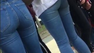 Hot girl in high school ass jeans 1